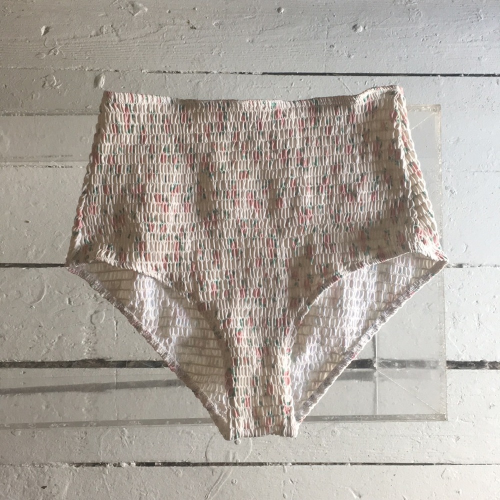 Reformation high waist bikini bottom